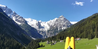 Voyage avec des enfants - Ardez - Besucherzentrum naturatrafoi des Nationalparks Stilfserjoch - Aussichtsbalkon - Nationalparkhaus naturatrafoi
