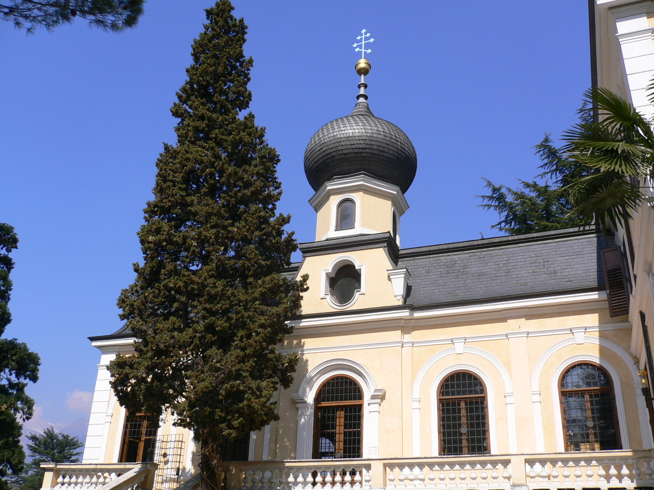 Ausflug mit Kindern - Witterung: Bewölkt - Prad am Stilfserjoch - Russisch-orthodoxe Gedenkstätte Nadežda Ivanovna Borodina