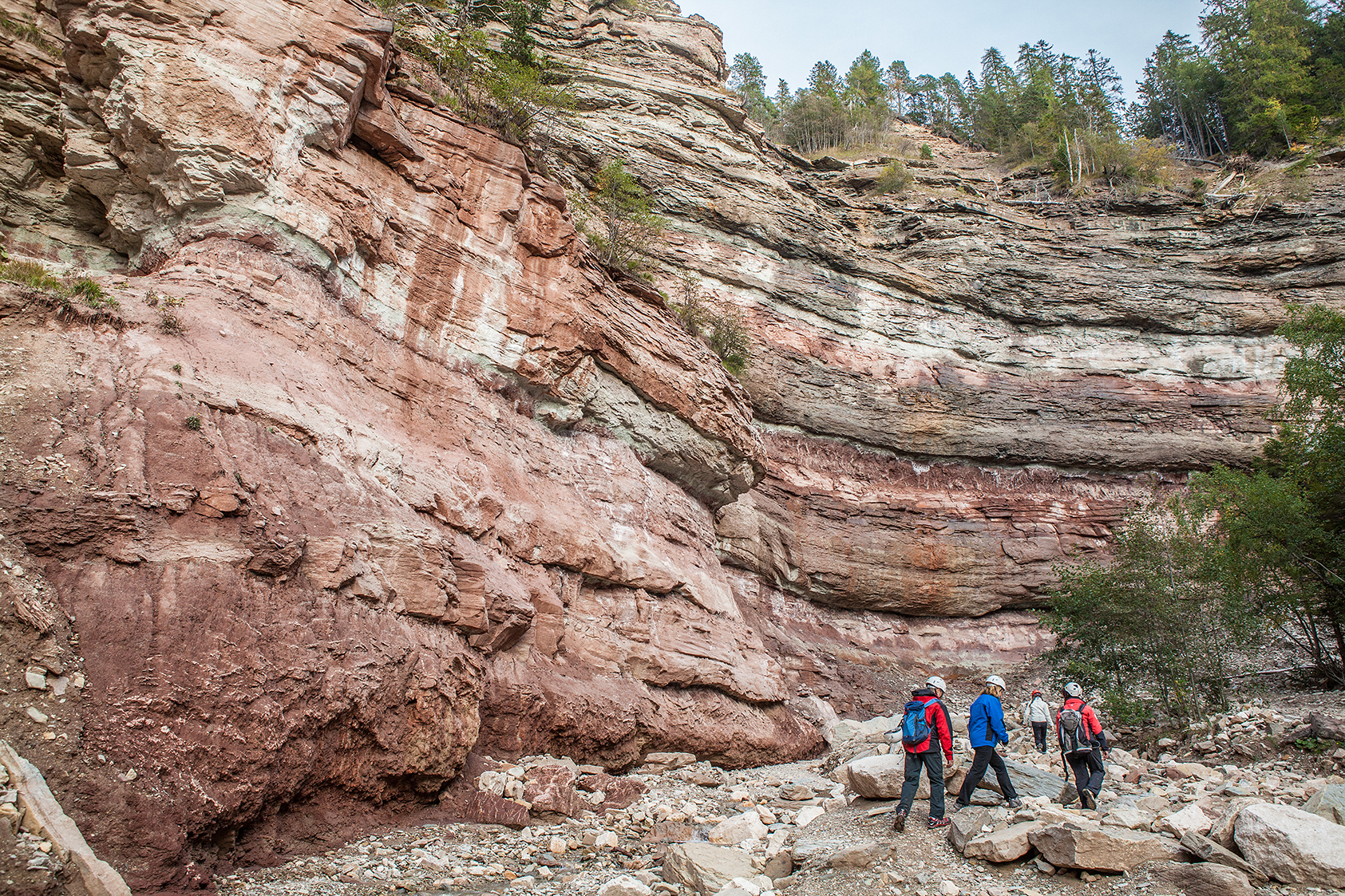 Reis met kinderen - Witterung: Schönwetter - Wanderung durch die Bletterbachschlucht. - GEOMuseum Radein