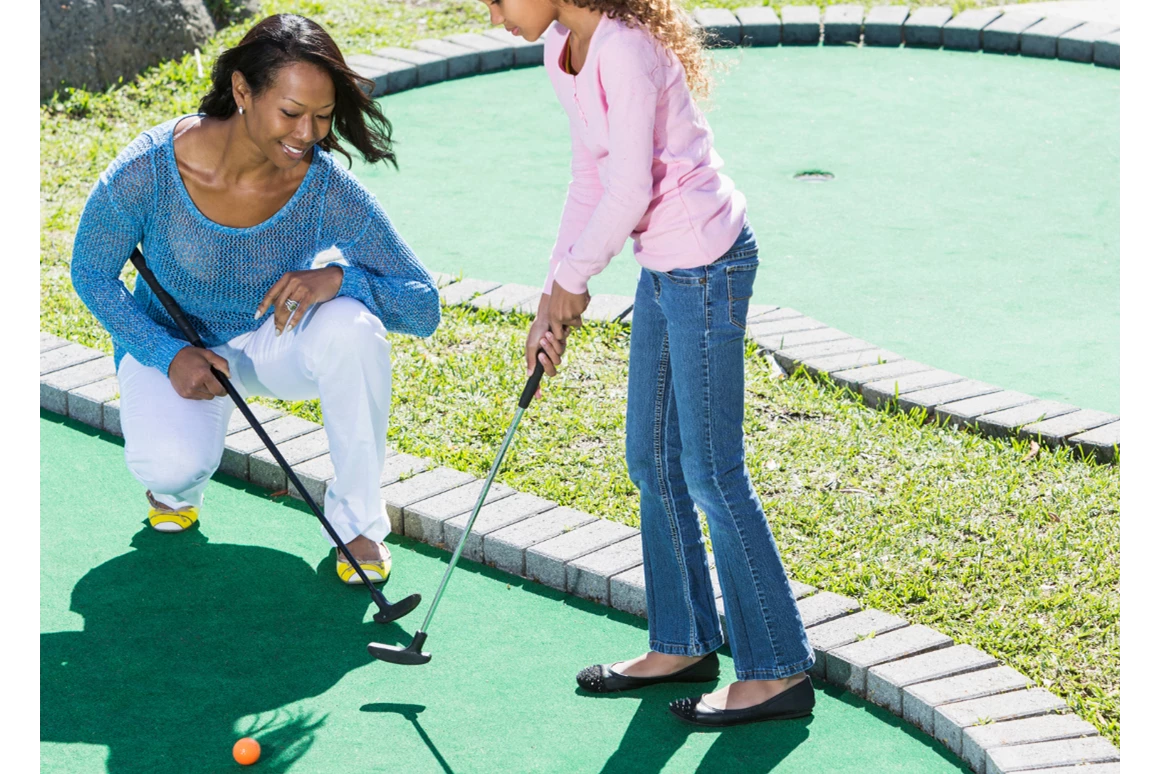 Ausflugsziel: Minigolfplatz beim Strandbad