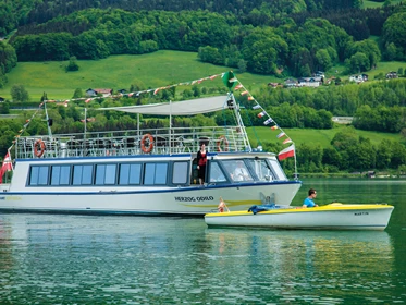 Ausflugsziel: Ausflugsschiff und Elektroboote am Mondsee - Mondsee Schifffahrt Hemetsberger