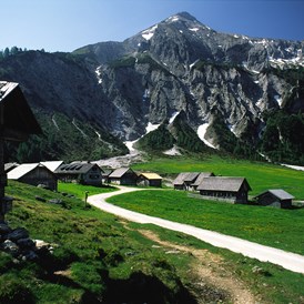 Ausflugsziel: Ursprungalm am Fuße der steirischen Kalkspitze - Ursprungalm-Rundweg - Quelle der Sinne