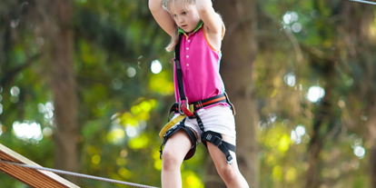 Ausflug mit Kindern - Ausflugsziel ist: ein Freizeitpark - Raabau - Waldseilgarten - Erlebnispark Geier