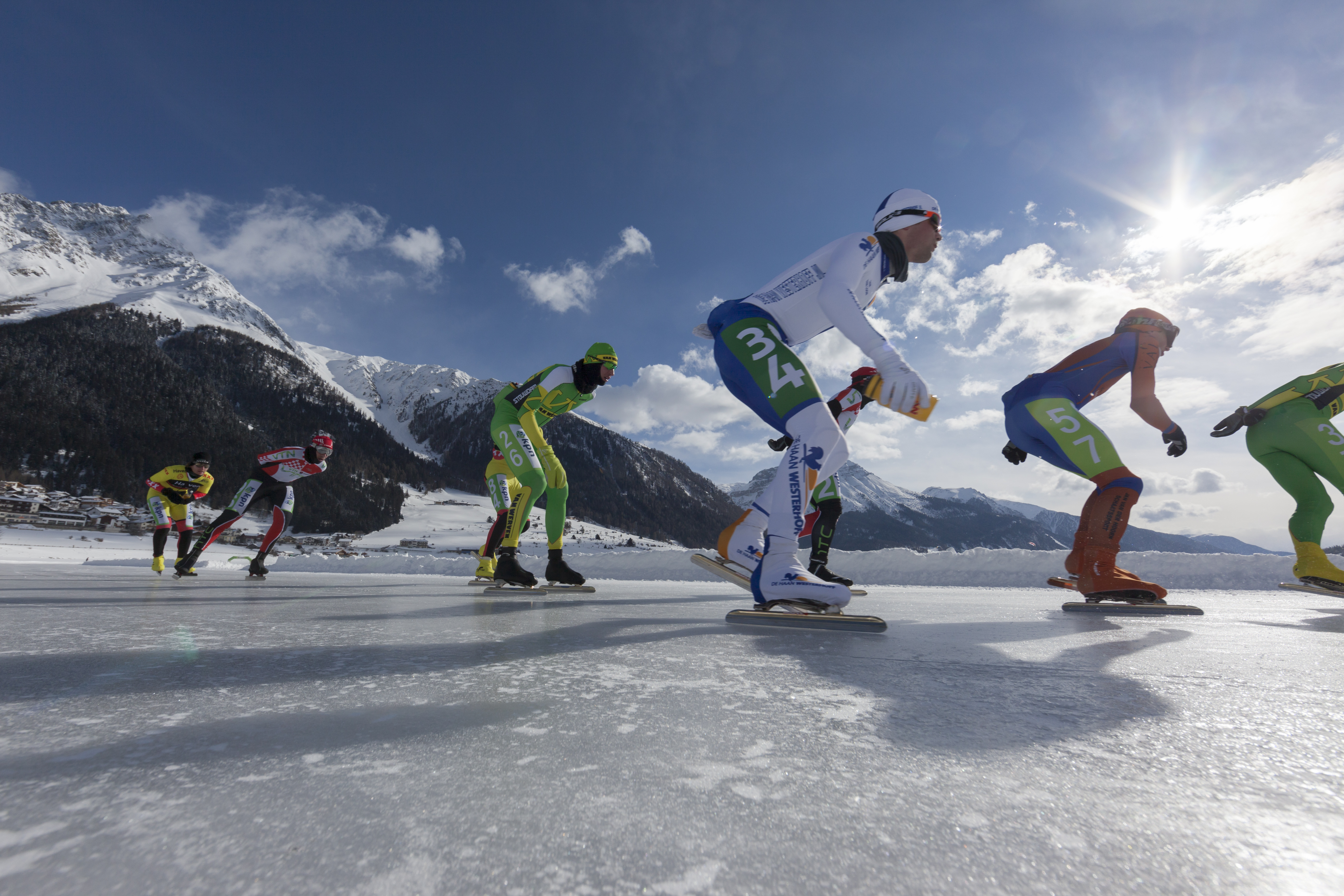 Ausflugsziel: Eislaufen auf dem Haidersee