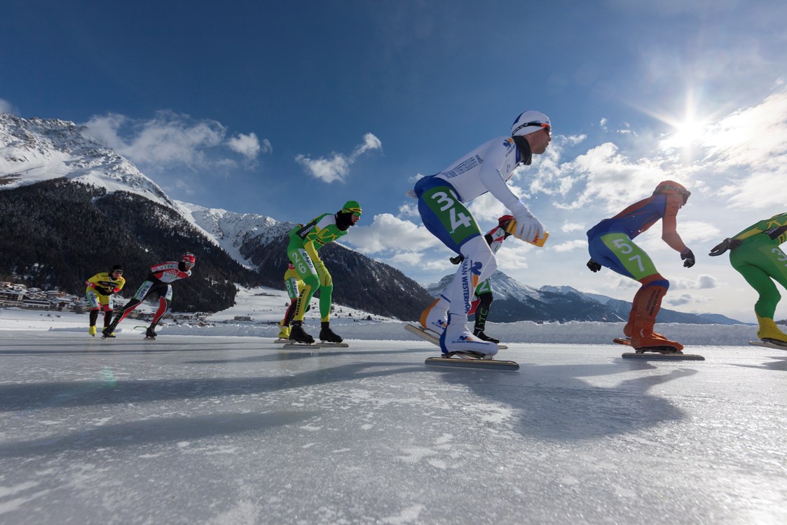 Ausflugsziel: Eisschnelllauf - Eislaufen auf dem Haidersee