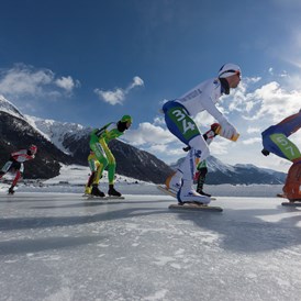 Ausflugsziel: Eisschnelllauf - Eislaufen auf dem Haidersee