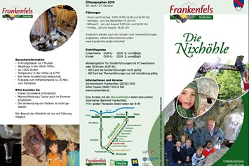 Ausflugsziel: Führungen durch die Nixhöhle bei Frankenfels - Nixhöhle