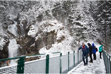 Ausflugsziel: Brücke im Winter - Mühlendorf Gschnitz