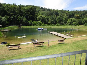 Naturpark Badesee Kobersdorf Highlights beim Ausflugsziel Schwimminsel