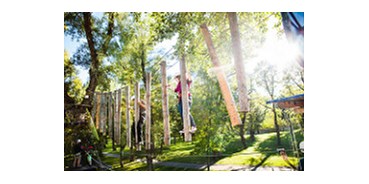 Ausflug mit Kindern - Themenschwerpunkt: Bewegung - Wien-Stadt Wieden - Hochseilklettergarten im Gänsehäufelbad