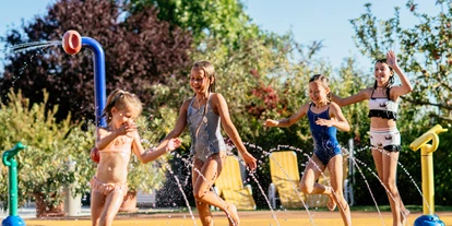 Viaggio con bambini - Gastronomie: kinderfreundliches Restaurant - Stegersbach - Wasserspaß am Aqua Splash Pad - Allegria Therme Stegersbach
