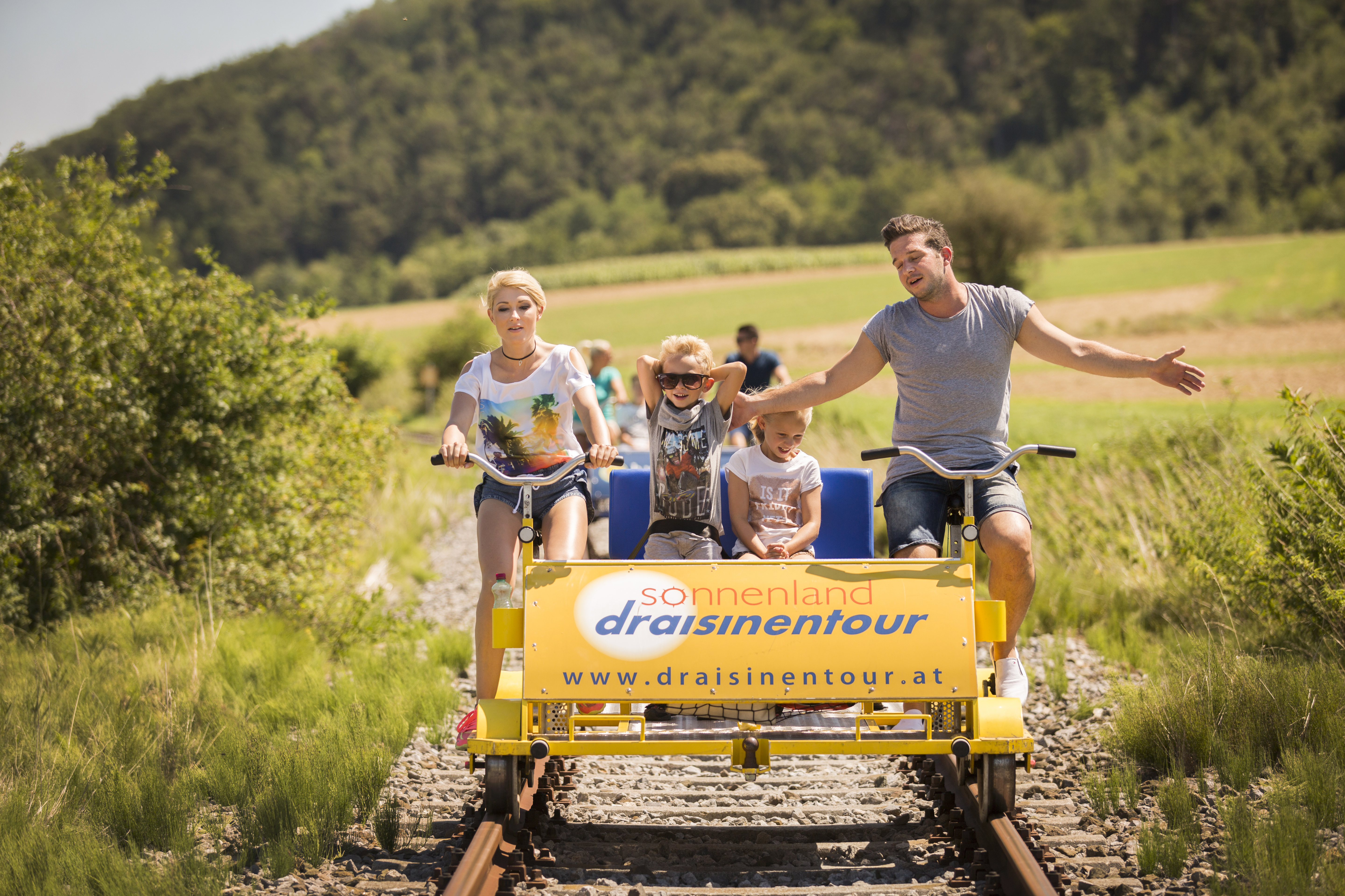Reis met kinderen - Sankt Andrä am Zicksee - Sonnenland Draisinentour